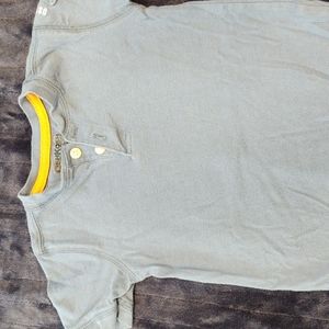 OshKosh b'gosh 24-month bodysuit buttons and earth mover detail